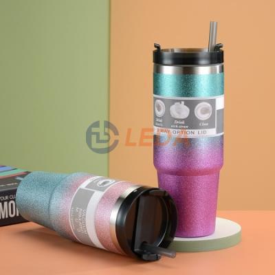 Vacuum Insulated mug-diamond paint